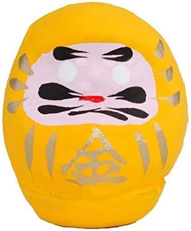 Shop Next Daruma Doll Handmade in Takasaki,japan #0.2 H1.9-inch Yellow