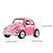 1:38 Diecast Car Play Vehicles Classic Diecast Model Cars Moving Toys Pull Back Action with Lights and Music Pink