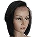 ARUKIHAIR 13X6 Lace Front Wigs Brazilian Human Hair Wig Pre-Plucked bob Lace Front Wigs Virgin Human Hair Wigs for Black Women 150% Density Natural Color 10 Inch