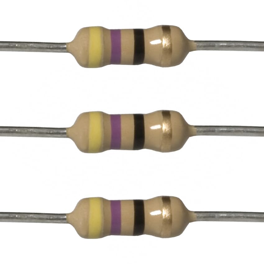 E-Projects 500EP51447R0 47 Ohm Resistors, 1/4 W, 5% (Pack of 500)