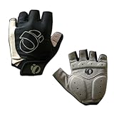 Hotportgift Mens Cycling Bike Bicycle Gel Silicone Antiskid Half Finger Gloves 4 Colors (silver, L)