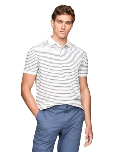 Tommy Hilfger Men's Performance Pique Regular Short Sleeve Polo