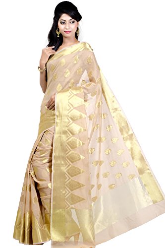 Chandrakala Women's Cotton Silk Banarasi Saree with Unstitched Blousepiece - Image 12