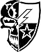 KaliveCase Ranger US Army Star Skull Vinyl Decal Sticker|Black|Cars Trucks Vans SUV Laptops Wall Art|5.5
