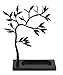 LilGift Metal Jewelry Tree - Necklace, Bracelet, Earring and Ring Jewelry Holder (Black)