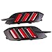 RCP - CVI-BPL02- Aftermarket LED Rear Bumper Reflector Brake Lights Mustang Style for 2016 Tenth Generation Honda Civic Sedan (not fit the Hatchback)