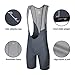 Przewalski Men's 3D Padded Cycling Bike Bib Shorts, Excellent Performance and Better Fit (Gray, Waist 32-34