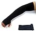 Uv Protection Hand Cover Arm Sleeves Sports Driving Golf Cooling Cool Cover Sun 1pair (Black)