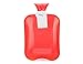 DUOCAI Rubber Hot Water Bottle with Super Soft Fur Cover for Pain,for stomach 2L Blue