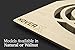 iSkelter Hover X+ - Ultimate Gamers LapDesk - Giant Gamers Mousepad - Heat Ventilation - Natural or Walnut Bamboo - Made in The USA (Extended - 17