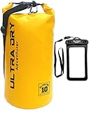 Premium Waterproof Bag, Sack with phone dry bag and long adjustable Shoulder Strap Included, Perfect for Kayaking / Boating / Canoeing / Fishing / Rafting / Swimming / Camping / Snowboarding