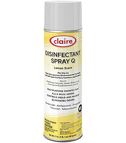 Amazon.com: Disinfectant Spray Q Lemon Scent CL-1002, 17 oz