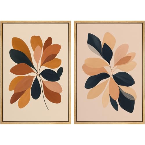 MUDECOR Framed Canvas Print Wall Art Set Warm Earth