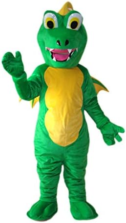 MascotShows Dinosaur Plush Mascot Costume (green)