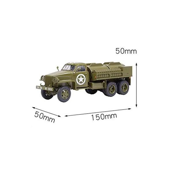 XHH Militärpanzermodell, Maßstab 1:43 Studebaker-US6-U5 Tankwagen Modell der UDSSR-Legierung, Spielzeug und Geschenke… – Bild 7