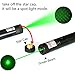 Green Light Pointer High Power Visible Beam with Adjustable Focus for Hunting Hiking