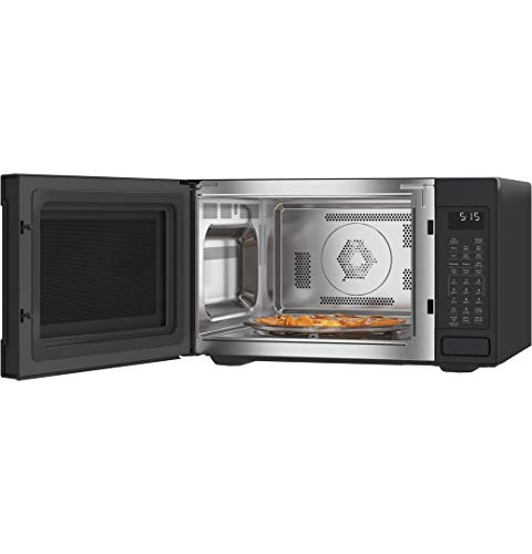 Cafe CEB515P2NSS Matte Collection Countertop Microwave Oven with 1.5 cu. ft. Capacity, Convection, 1000 Watts, 10 Power Levels, in Stainless Steel - Thumbnail 2