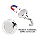 12LB Magnetic Hooks, Heavy Duty Magnet Hook with Strong Neodymium Magnet Hook for Home, Kitchen, Workplace, Office and Garage - 15 Pieces (12-LB)