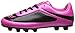 Vizari USA Boys Girls Soccer Cleats | Youth Firm Ground Athletic Outdoor Football Shoes for Toddler, Little Kid, Big Kid | Lightweight & Durable Pink/Black