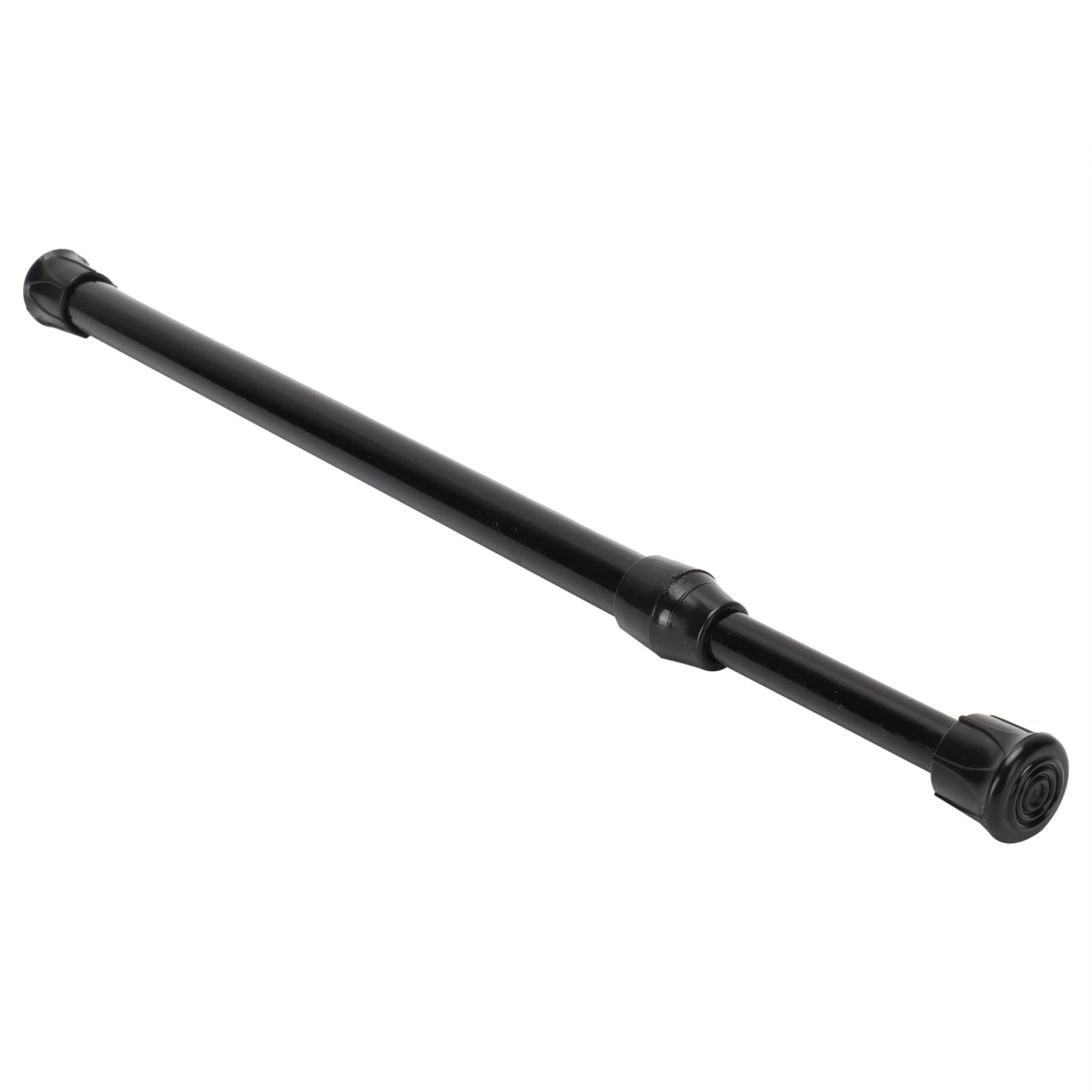 Yctze Spring Tension Window Rods, Adjustable Small Tension Rod Black Telescopic Spring Tension Rod for Kitchen Bathroom Wardrobe Utensils (25-40 thin rod with a diameter of 1.3cm)