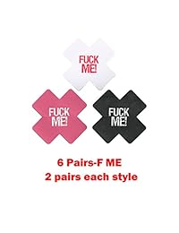 Ypser 6 pares de fundas desechables para pezón, pastas de satén autoadhesivas para mujer