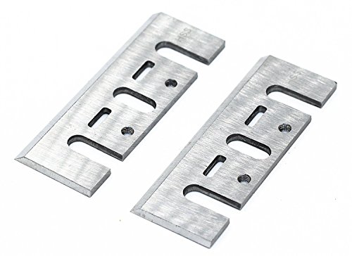 YUFUTOL HSS Replacement Planer Blades/Knives For Hand-Hold Portable Electric Planer Machine, 3-1/4 Inch Long (82mmx29mmx3mm), Pack of 2