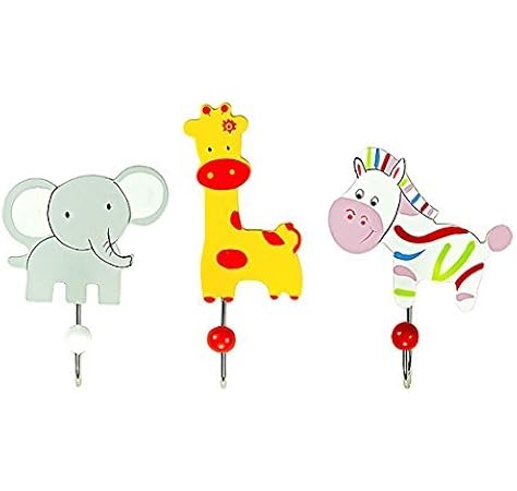 safari animal wall hooks