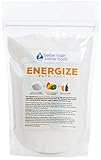 Energize Epsom Salt Bath Soak With Orange Peel Essential Oils & Vitamin C - 100% All Natural No Perfumes No Dyes - Rejuvenate Your Body & Mind Naturally