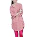 Women's 3/4 Sleeve Solid Loose Shirt Dress with 4 Pockets