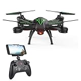 K200 FPV RC Drones with Camera Live Video 720P HD Wi-Fi 4 Channel 2.4Ghz 6-Axis Gyro Quadcopter for Beginners Kids Adults- Altitude Hold, One Key Start, Headless Mode, 3D Flips (Black)