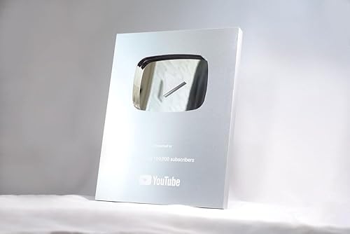 YouTube クリエイター アワード 金の盾 銀の盾 レプリカ (銀の盾（チャンネル名指定可能）) [並行輸入品] - サムネイル 4