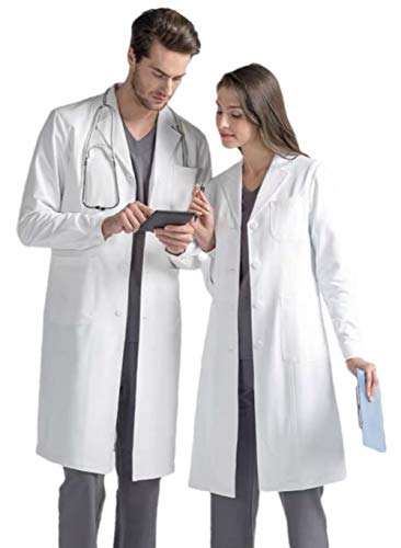 slim fit white coat