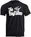Ann Arbor T-shirt Co. The Dogfather | Funny, Cute Dog Father Dad Owner Pet Doggo Pup Fun Humor T-Shirt-(Adult,XL)