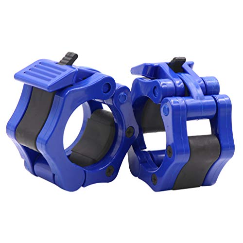 IADUMO Olympic Exercise Collars Gym Clips 2 Inch Weight Clamps Barbell