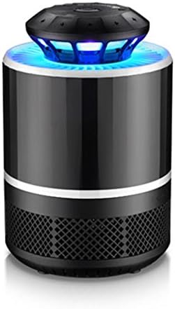HETAO Insecticidal lamp Insect Killer (UV LED Lamp, Poison-Free radiation-free, Controls Insects Such as Flies, Moths, Midges and Mosquitoes, Use Indoors, Around the Home) Mute , black No harm to the body