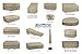SunPatio Outdoor Chair Cover, Heavy Duty Waterproof Patio Lounge Deep Seat Chair Cover, Fade Resistant Patio Furniture Covers, All Weather Protection, 33.5