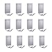 Fotosnow Adhesive Hooks, Waterproof Stainless Steel Hat Hooks for Wall Self Adhesive Wall Hooks Hanger Sticker for Hanging Robe Towel Keys Hats Bags Bathroom, Kitchen, Garage-12 Packs (Small)