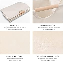 YHZHEN 72L Large Laundry Basket, Laundry Hamper