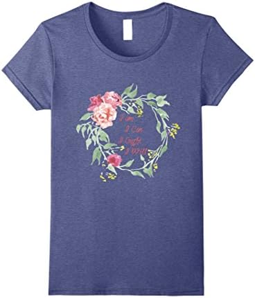 Womens Charlotte Mason Motto Shirt XL Heather Blue