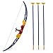 Wowok Kids Toy Archery Bow and Arrow Set with Target Quiver and 3 Suction Cup Shot Bow for Boys Girls Indoors Outdoors Garden Fun Game