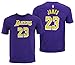 Boys Youth Player Flat Alt. Replica N&N Ss Tee 8-20 Los Angeles Lakers/Purple- Lebron James