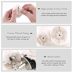 Keadic 10 Pcs Buffing Pad Polishing Wheel Kits with