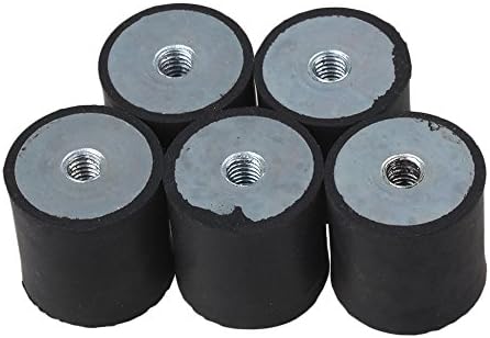 CNBTR DDM6 25x25MM Type Rubber Anti Vibration Damping down Noise Pack Of 5