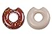UCLEVER 2 Packs Donut Pool Float Inflatable Swimming Ring 70CM for Children Kids 3-8 Years( Strawberry & Chocolate)