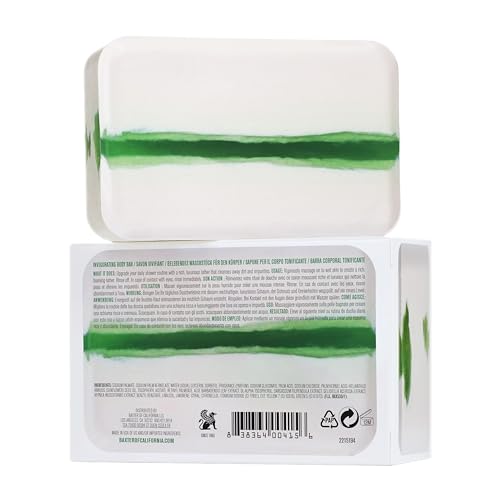 BAXTER OF CALIFORNIA VITAMIN CLEANSING BAR FOR MEN FOR ALL SKIN TYPES – ITALIAN LIME AND POMEGRANATE ESSENCE – 7 OZ