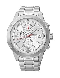 Seiko sks417 Cronógrafo Plata Dial Acero inoxidable Acero Reloj para hombre