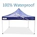 GOUTIME 10x10 Commercial Grade Pop Up Canopy Outside Summer Tents for Patios,Backyard,Waterproof Easy Up Canopy with Wheeled Bag,White
