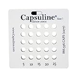 Size 1 Capsule Holding Tray by Capsuline - 25 Count