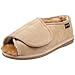 Old Friend Men's Step-in Open-Toe Slipper,Chestnut,Medium (Men's 9-10 M)