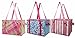 Earthwise Deluxe Collapsible Reusable Shopping Box Grocery Bag Set with Reinforced Bottom Storage Boxes Bins Cubes (Set of 3) (Pink)…